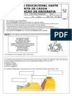 Avaliação Relevo e Agentes Internos Do Relevo