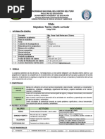 Sílabo Teoría y Diseño Curricular 2017-I OMAR ANTESANO