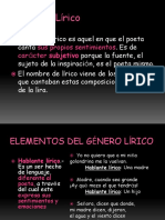 Elementos Del Genero Lirico 111027200202 Phpapp02