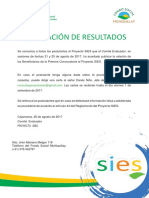 Beneficiarios Sies - FSM 25.08.17
