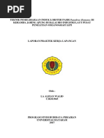 Download Laporan Praktek Kerja Lapangan Lobster Pasir Panulirus Homarus by Billia Milkam Efendi SN357242425 doc pdf