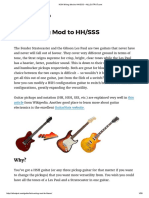 HSH Wiring Mod To HH - Sss - Alloutput