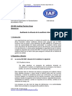 Auditando La Eficacia de La Auditoria ISO 9001 PDF