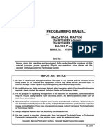 Mazatrol Matrix Programming Manual