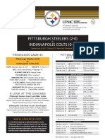 Indianapolis Colts At Pittsburgh Steelers (Aug. 26, 2017)