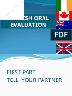 Oral Evaluation English 1