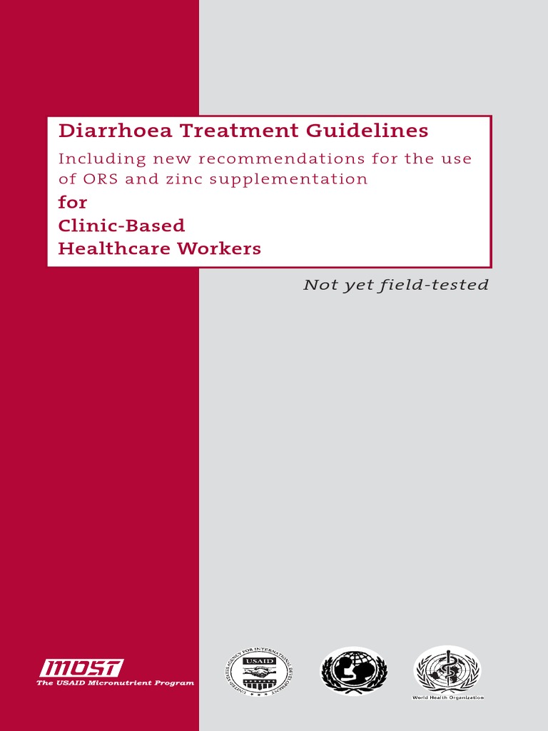 Diarrhea Treatment Guideline | PDF