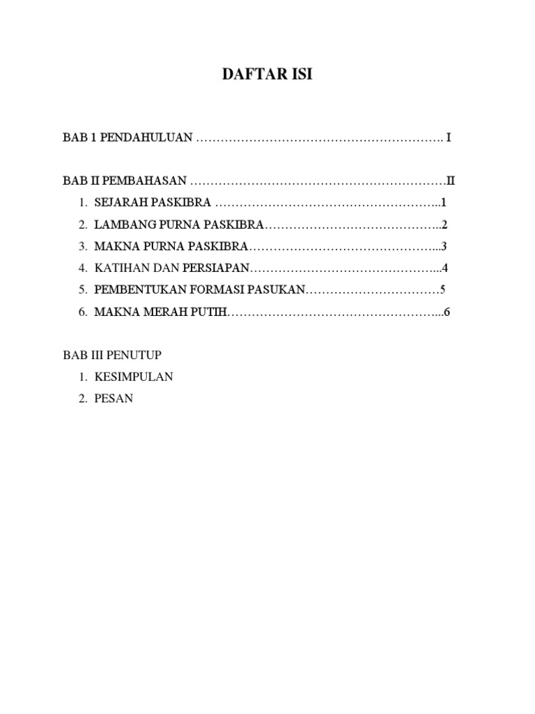 Daftar Isi Docx