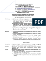 9.4.2.7 SK Petugas Pemantau Pelaksanaan Kegiatan Perbaikan Mutu Layanan Klinis