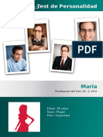 Detailed Report of Your Personality Test PDF