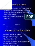 Low Back Pain 3-4-03