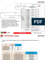 LDR Trigger Threshold and Action Proposal