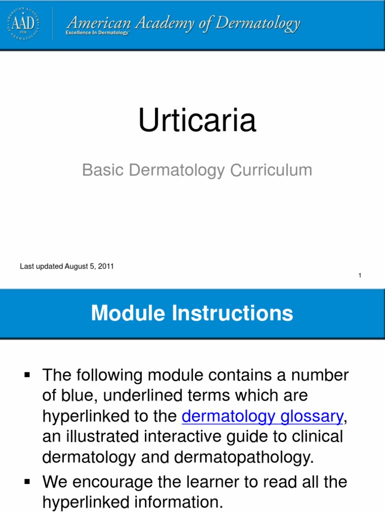 Urticaria | PDF | Allergy | Health Sciences
