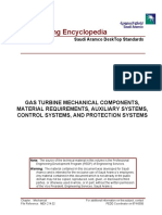 Gas Turbine Mechanical Components, Material Requirements, Auxiliary Systems, Control Systems, and Protection Systems