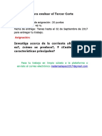 Asignaciones Para Evaluar El Tercer Corte  DE  ELECTRICIDAD Y ELECTROTECNIA