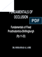Fundamentals of Occlusion and Articulators