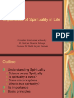 Importance of Spirituality