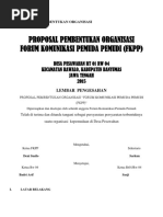Proposal Pendirian Organisasi