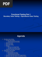 Functional Testing Part 1: Boundary Value Testing - Equivalence Class Testing