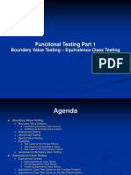 Functional Testing Part 1: Boundary Value Testing - Equivalence Class Testing