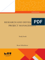 2014 Research and Development Project Management PDF