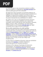 Qué es la UE