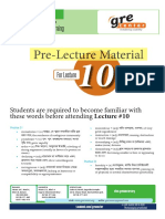 Pre-Lecture Materials For Lecture 10