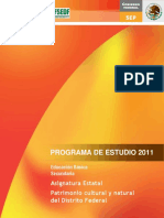 Patrimonio Cultural y Asignatura Estatal PDF