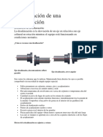 Identificación de Una Desalineación