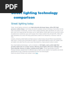 Street lighting technology comparison.doc