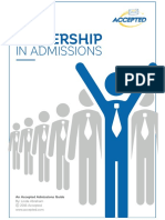 Leadership in Admissions