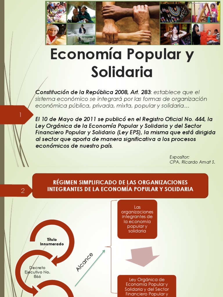 Ley de Economía Popular y Solidaria 2024 | PDF | Impuesto sobre la ...