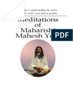 Meditations of Maharishi Mahesh Yogi