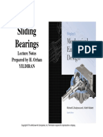 Sliding Bearings: Lecture Notes Prepared by H. Orhan Yildiran