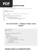 Applet Examples