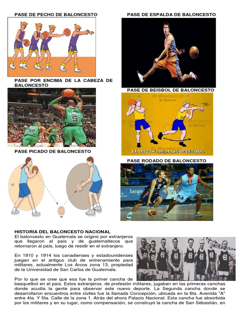 Pase de Pecho de Baloncesto 2 | PDF | Juego de azar | Juegos de pelota