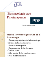 Farmacología para Fisioterapeutas