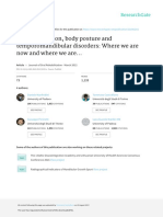 Dental Occlusion Body Posture and TMD - Manfredini Et Al JOR 2012