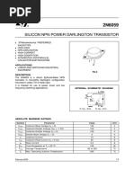 Hoja Caracteristica Trasistor 2N6059