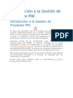 Introducción a La Gestión de Proyectos PMI