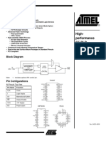 Atmel Atf16v8c PLD Datasheet Doc0425