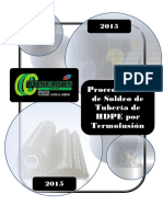 SIGC-PRO-OP-01 Procedimiento de Termofusión HDPE