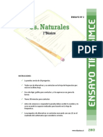 Ensayo2 Simce Cnaturales 1basico-2013 PDF