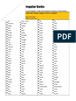 Many Past Simple Verbs Are Irregular. Study The Grammar Reference Chart Below