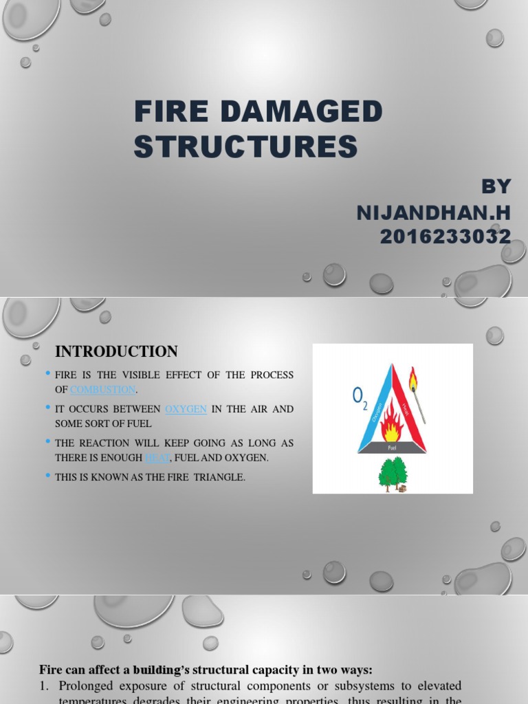 Fire Damage Assessment in Structures | PDF | Concrete | Fires