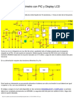 Frecuencímetro Con Pic y Display LCD PDF