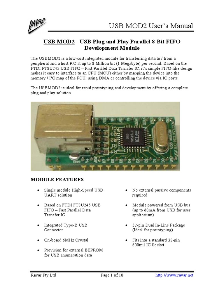 USB Parallel Usb Device Driver