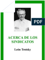 Acerca de Los Sindicatos - Leon Trotsky