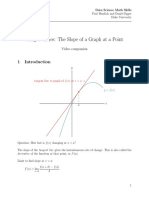 Tangent Lines-Slope Graph Point