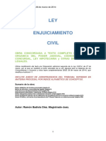 Ley Enjuiciamiento Civil actualizada 28 marzo 2014